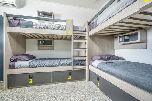 4 Bed Shared Room | 4 Bed Shared Room | 4 Bed Shared Room Accommodation - Alberts Innisfail QLD